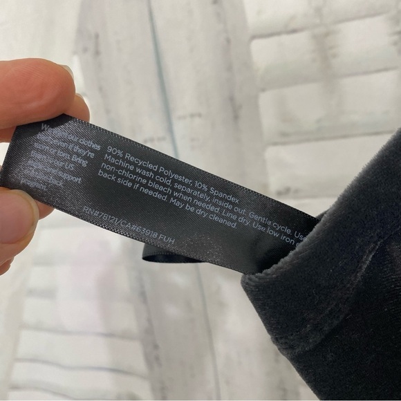 Eileen Fisher Size XS Gray Graphite Ankle Leggings Skinny Velvet Pull On NWT - Picture 9 of 9